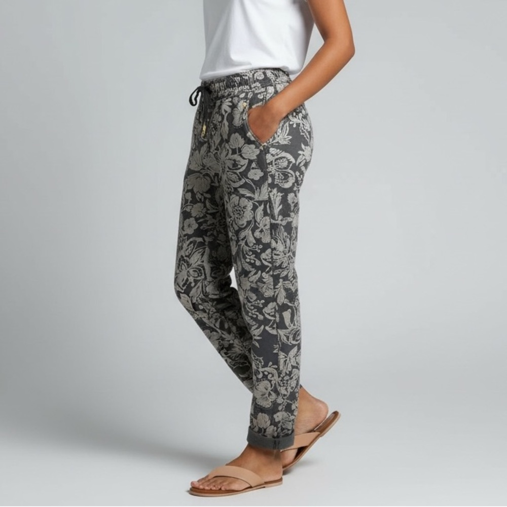 Nostalgia Blue Floral Joggers